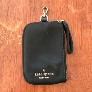Black Kate Spade card holder